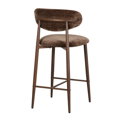 Japandi Kitchen Bar Stuhl Umber (2er Set)