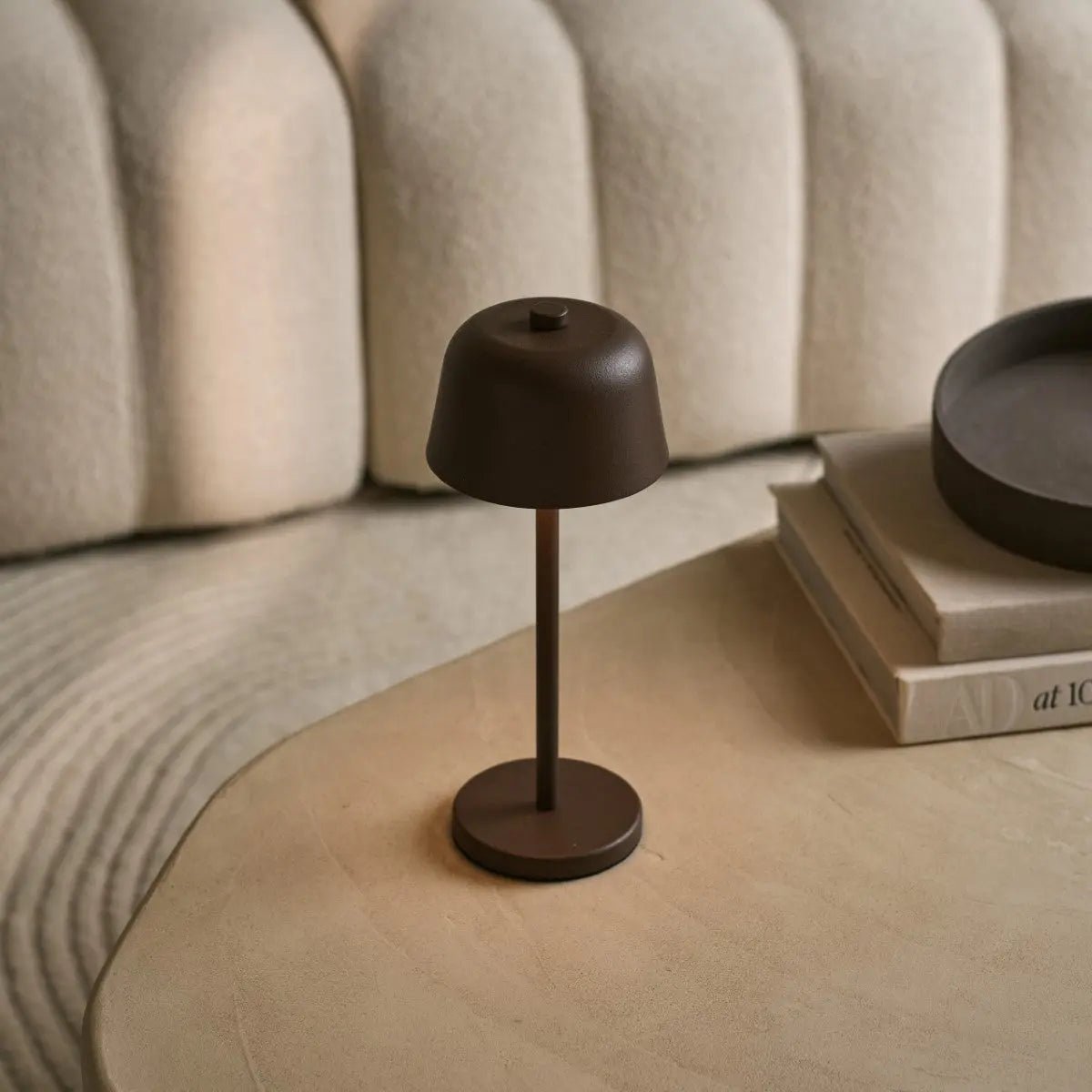 Anton Mokkabraune wiederaufladbare Tischlampe