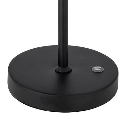 Bloomingville Lianna Tragbare Lamp, Wiederaufladbar, Schwarz, Metall