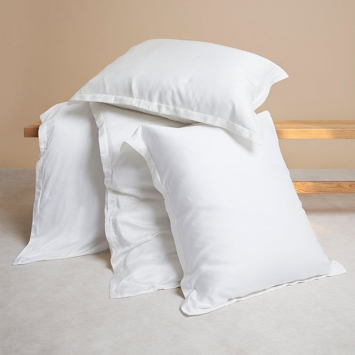 TENCEL™ Satin Bettwäsche weiß