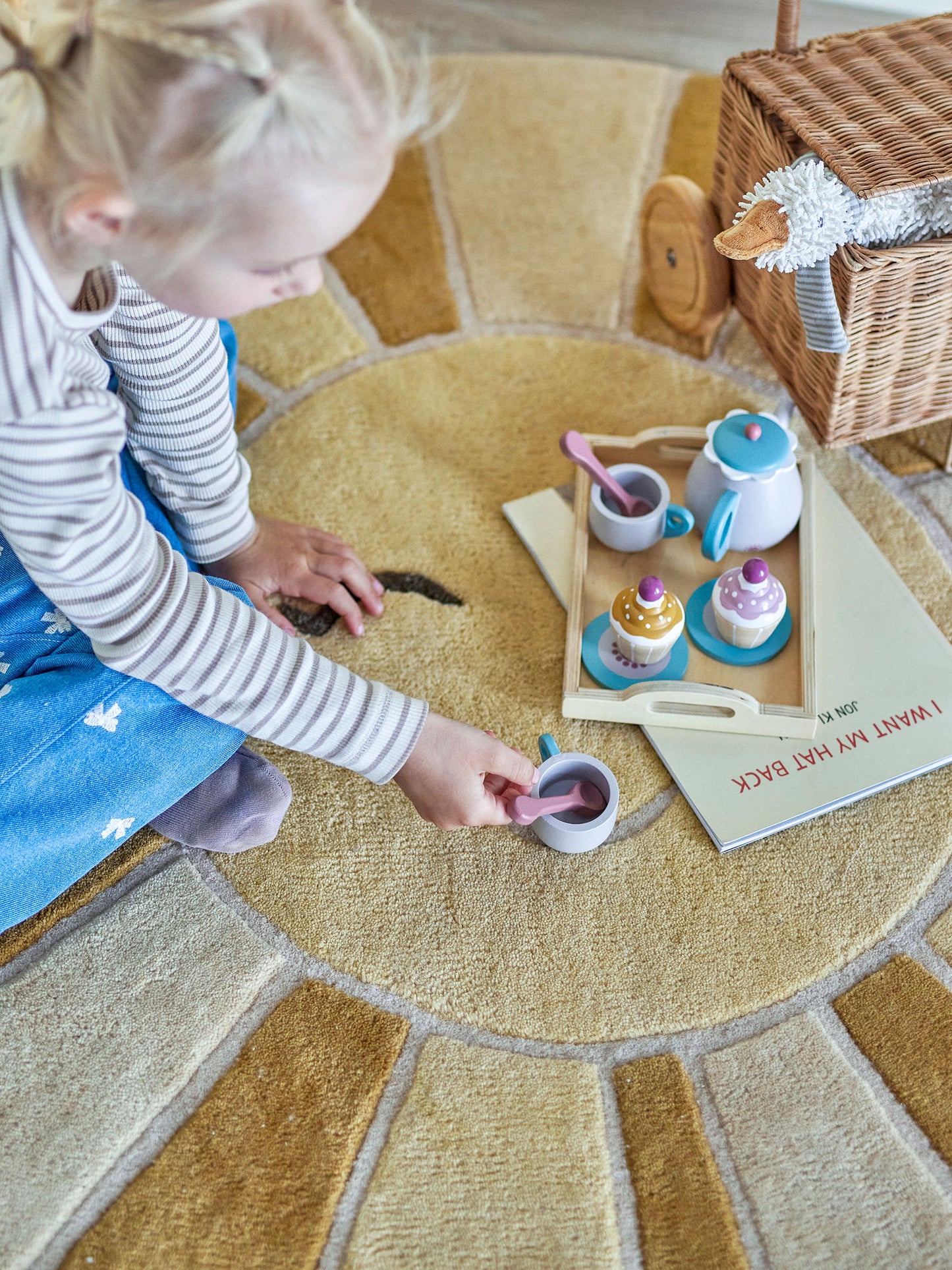 Bloomingville MINI Gentrim Spielset, Küche, Bunt, FSC®100%, MDF