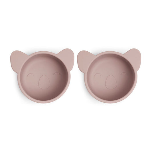 Rosa Silikon-Snackbox klein 2er-Pack