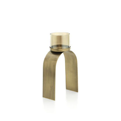 Der Bow Glow Teelichthalter – Gold – 2er Set