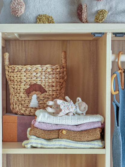 Bloomingville MINI Agnes Korb, Bunt, Wasserhyazinthe