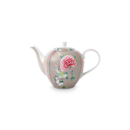 Pip Studio Teekanne Large Blushing Birds Khaki 1.6ltr