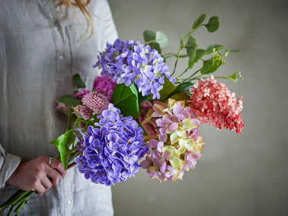 Bloomingville Edge Blumenstrauß, Violett, Künstliche Blumen