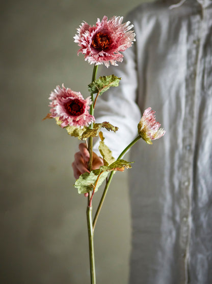Bloomingville Chrysantemum Stiel, Rose, Künstliche Blumen