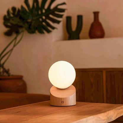 Morris Hellbraune wiederaufladbare Lampe | Stilvolles, kabelloses und nachhaltiges Design