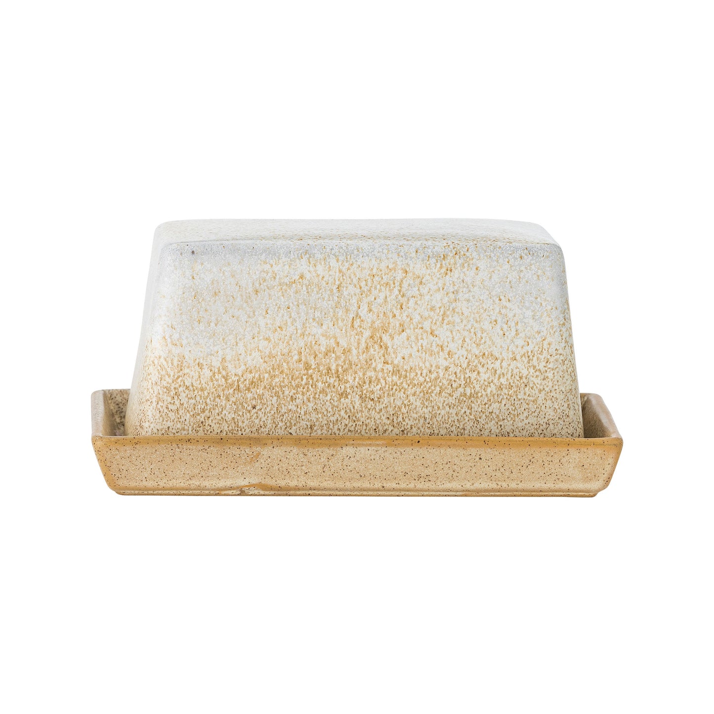 Bloomingville Paula Butterdose, Natur, Steingut