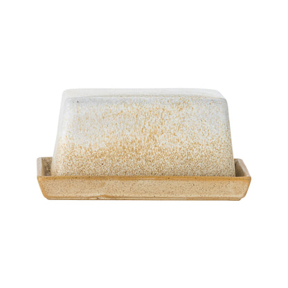 Bloomingville Paula Butterdose, Natur, Steingut