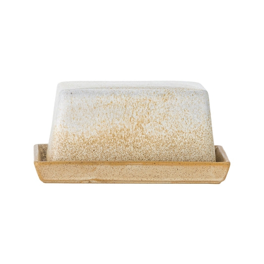 Bloomingville Paula Butterdose, Natur, Steingut