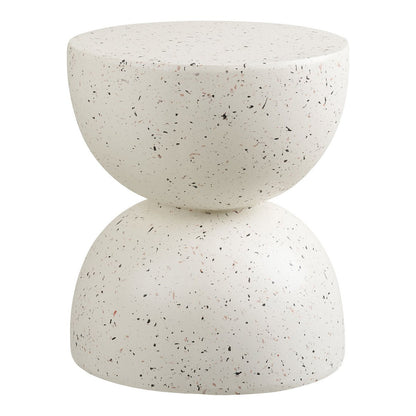 Beistelltisch, Terrazzo-Optik, ø40x45 cm