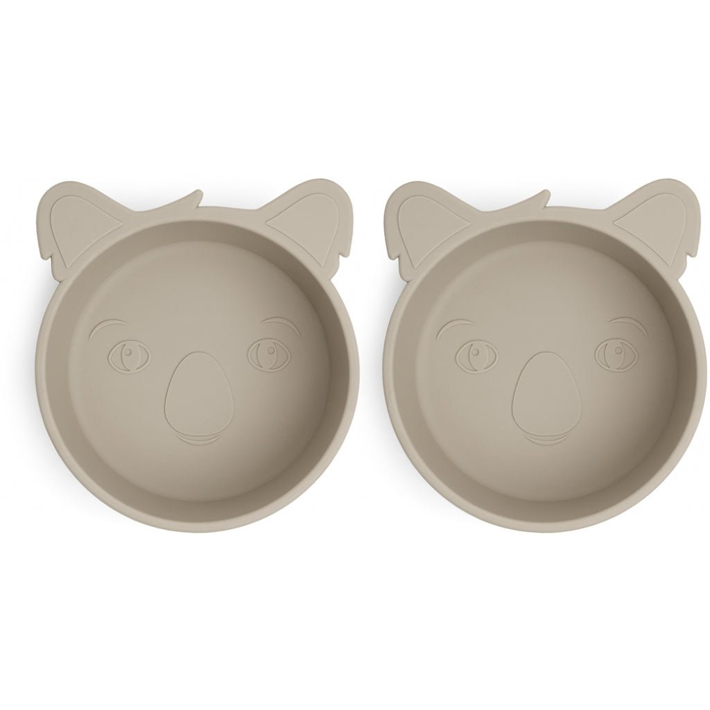 Alex Silikon tiefer Teller 2er-Pack Koala