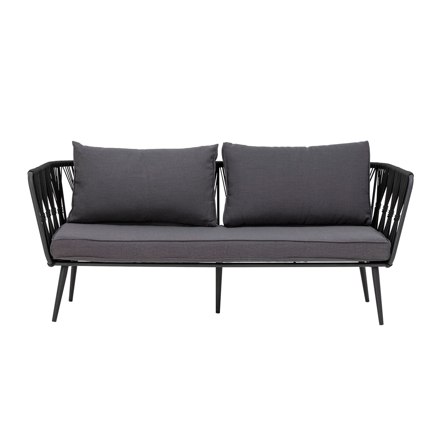 Bloomingville Pavone Fire-resistant Sofa, Schwarz, Metall