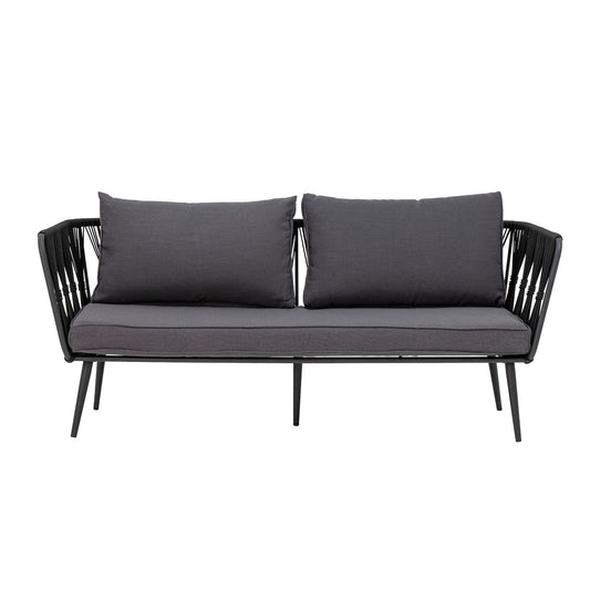 Bloomingville Pavone Fire-resistant Sofa, Schwarz, Metall
