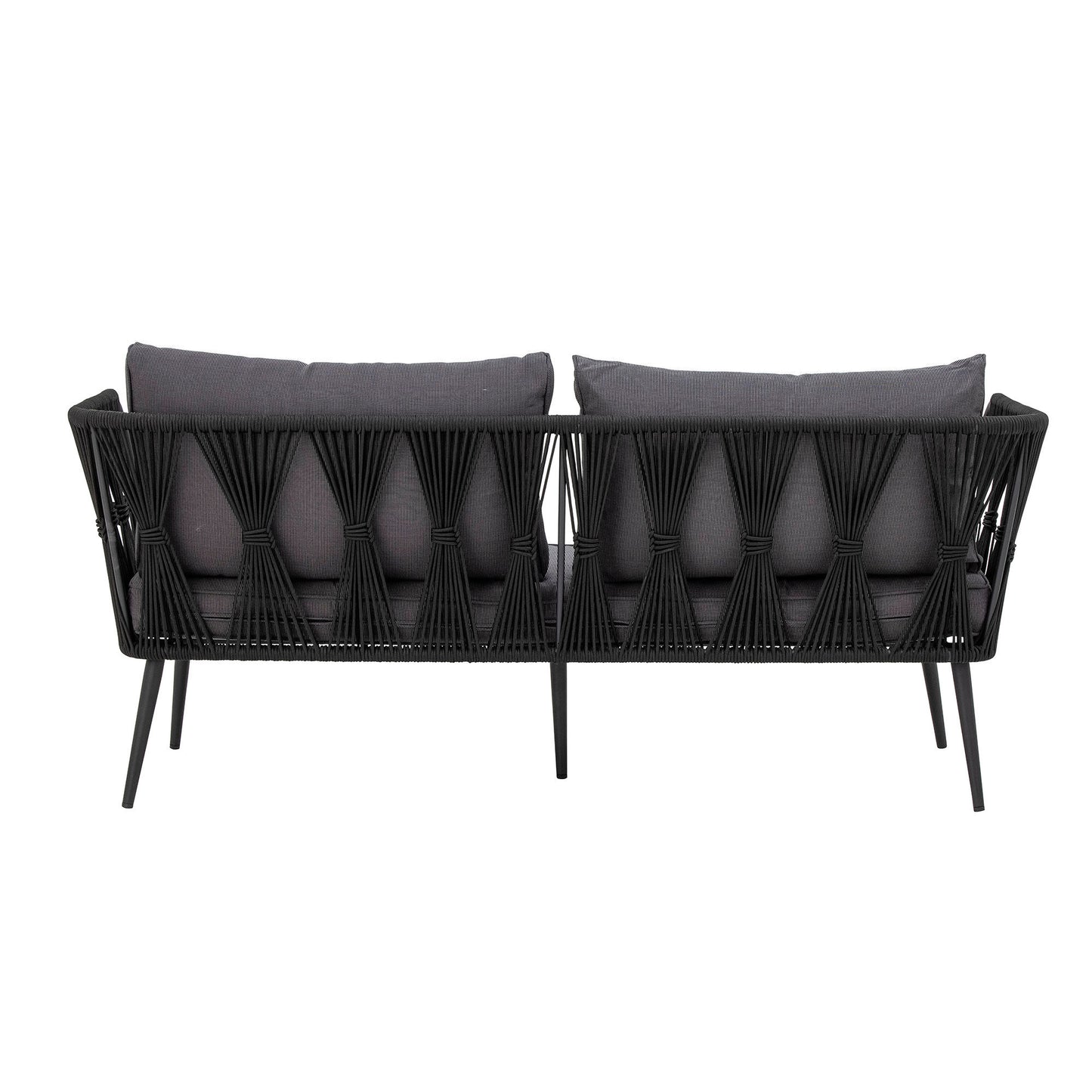 Bloomingville Pavone Fire-resistant Sofa, Schwarz, Metall