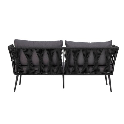 Bloomingville Pavone Fire-resistant Sofa, Schwarz, Metall
