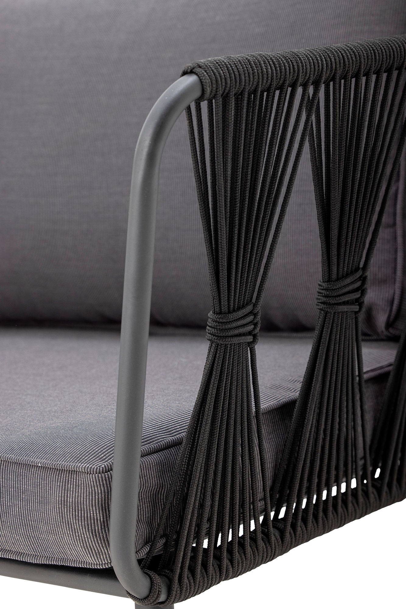 Bloomingville Pavone Fire-resistant Sofa, Schwarz, Metall