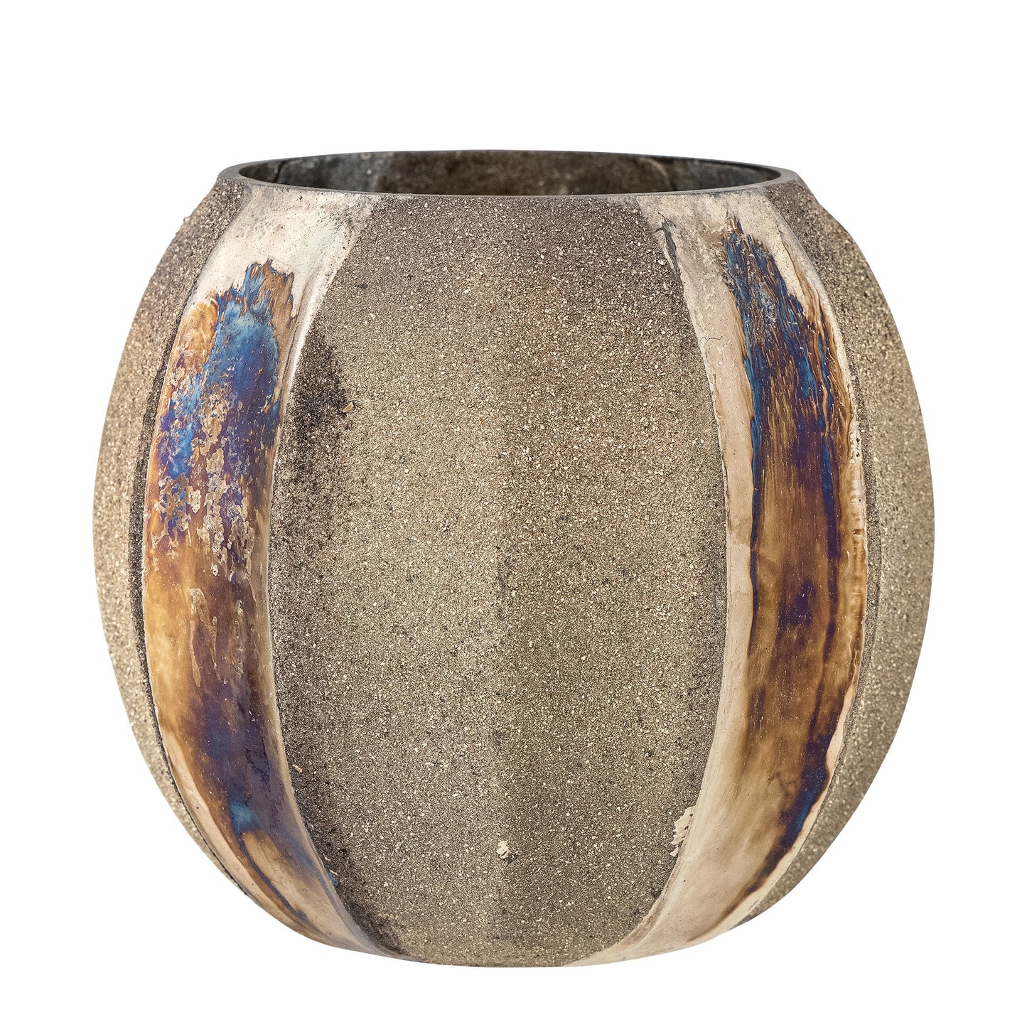 Bloomingville Felecia Teelichthalter, Gold, Recyceltes Glas