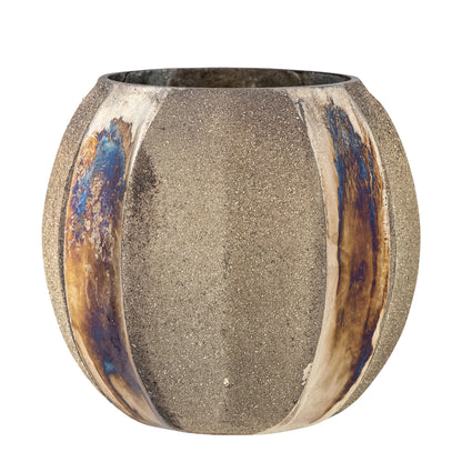Bloomingville Felecia Teelichthalter, Gold, Recyceltes Glas