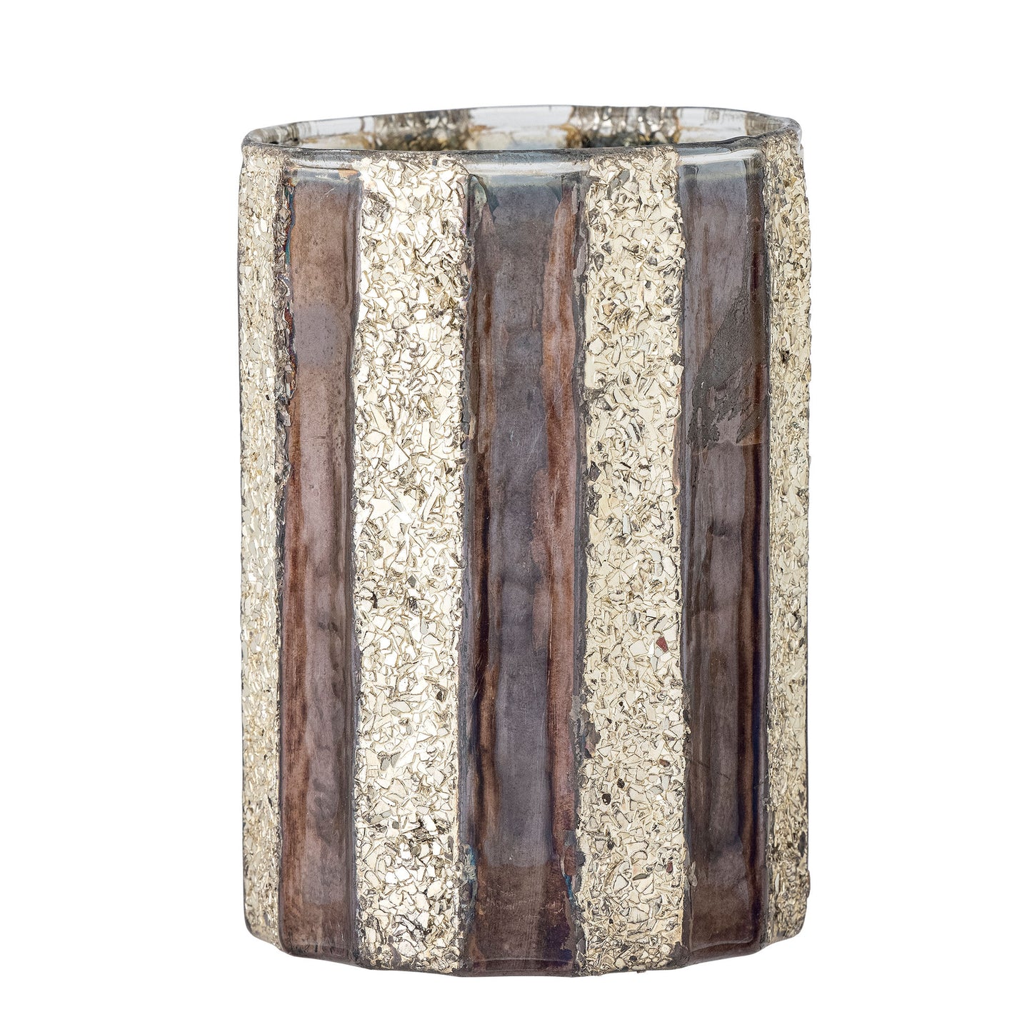 Bloomingville Cicilia Teelichthalter, Gold, Glas