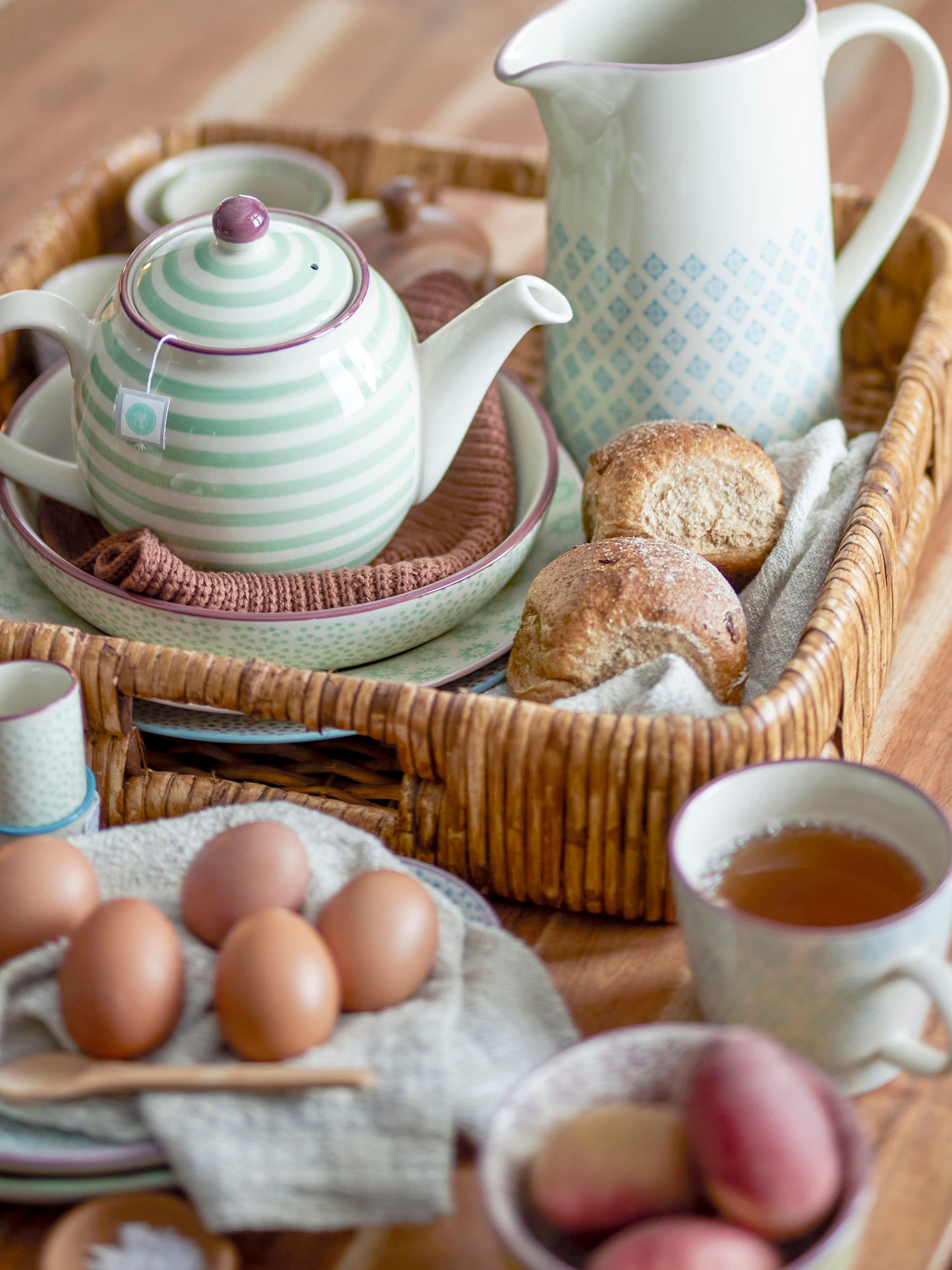 Bloomingville Patrizia Teller, Bunt, Steingut