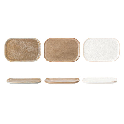 Bloomingville Addison Teller, Grau, 3er Set