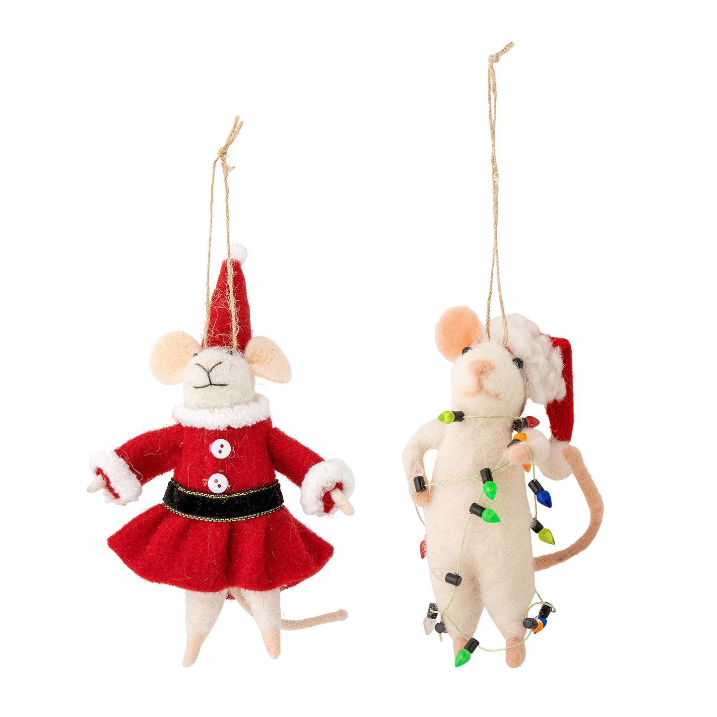 Bloomingville Peo Ornament, Rot, Wolle