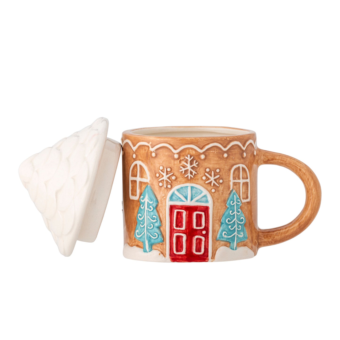 Bloomingville Ginnie Becher, Braun, Steingut