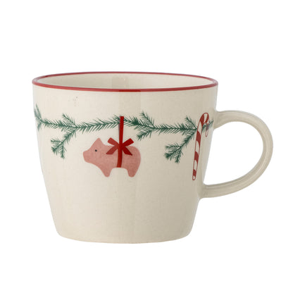 Bloomingville Yule Becher, Natur, Steingut