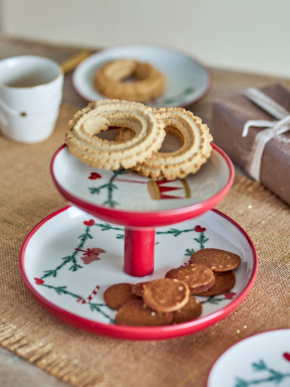 Bloomingville Yule Etagere, Natur, Steingut