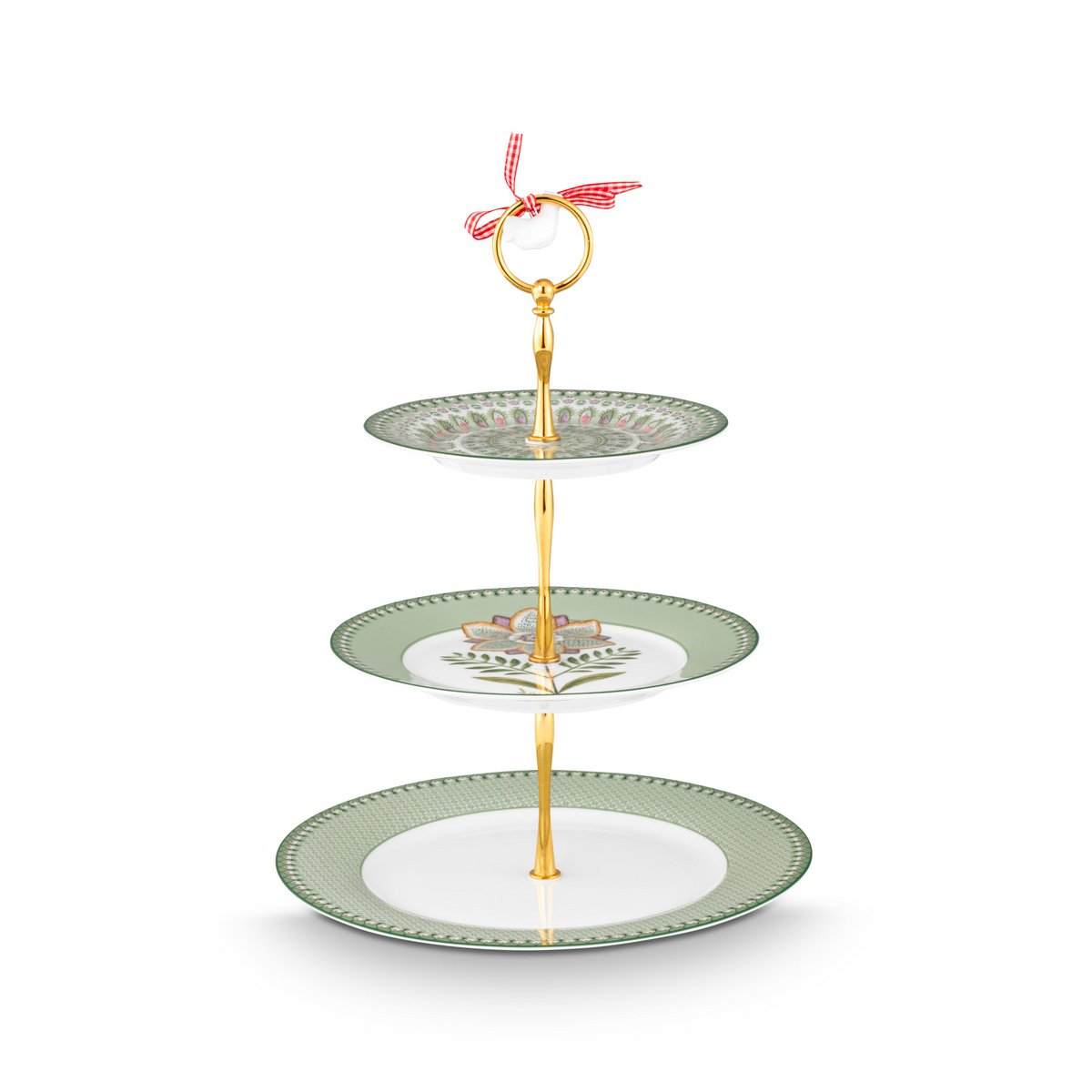 Pip Studio Royal Etagere 3 stöckig Lily & Lotus Light Green