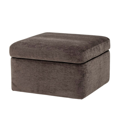 Bloomingville Lanna Pouf, Braun, FSC® Mix , Polyester