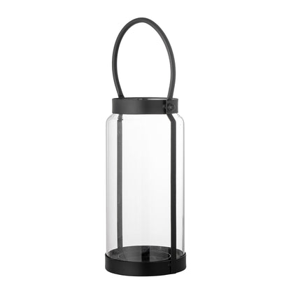 Bloomingville Danila Teelichthalter, Schwarz, Glas