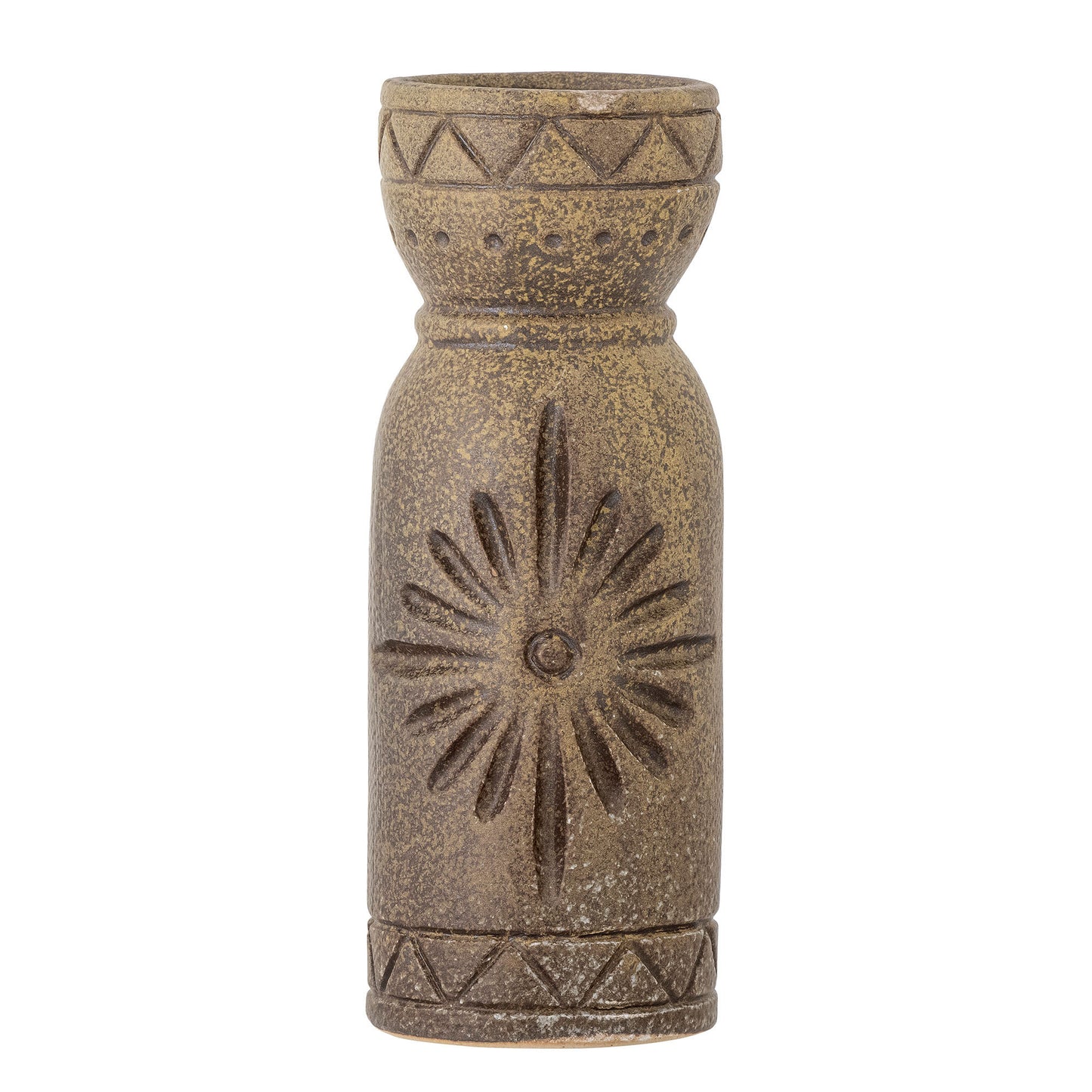 Bloomingville Gerde Vase, Braun, Steingut