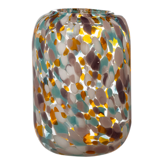 Bloomingville Vidia Vase, Bunt, Glas