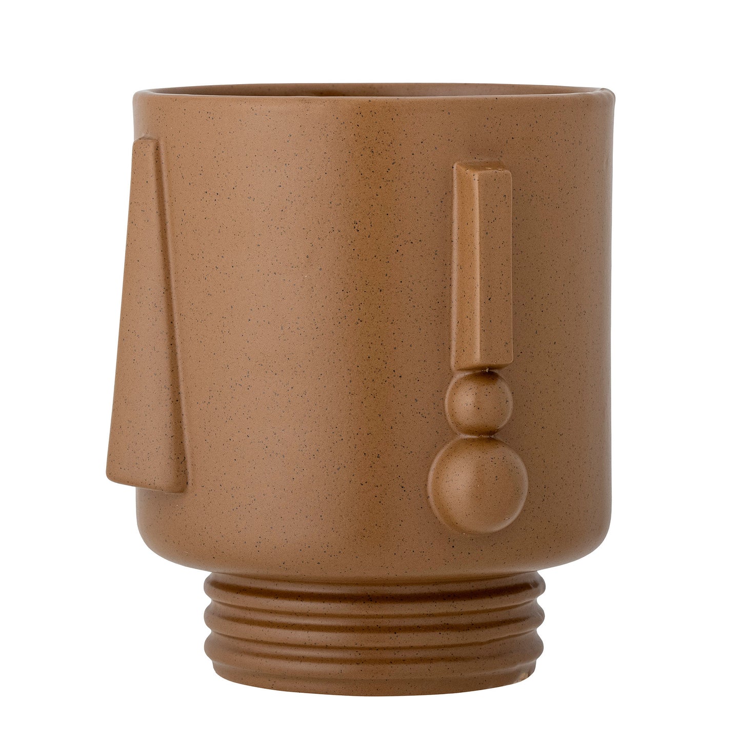 Bloomingville Guxim Blumentopf, Braun, Steingut