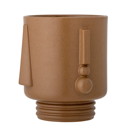 Bloomingville Guxim Blumentopf, Braun, Steingut