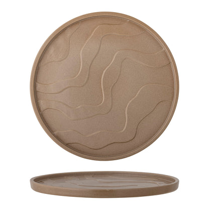 Bloomingville Noria Tablett, Braun, Steingut