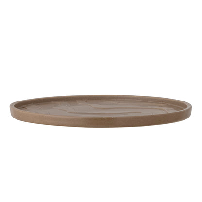 Bloomingville Noria Tablett, Braun, Steingut