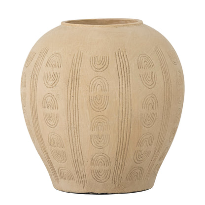 Bloomingville Taym Deko-Vase, Natur, Terrakotta