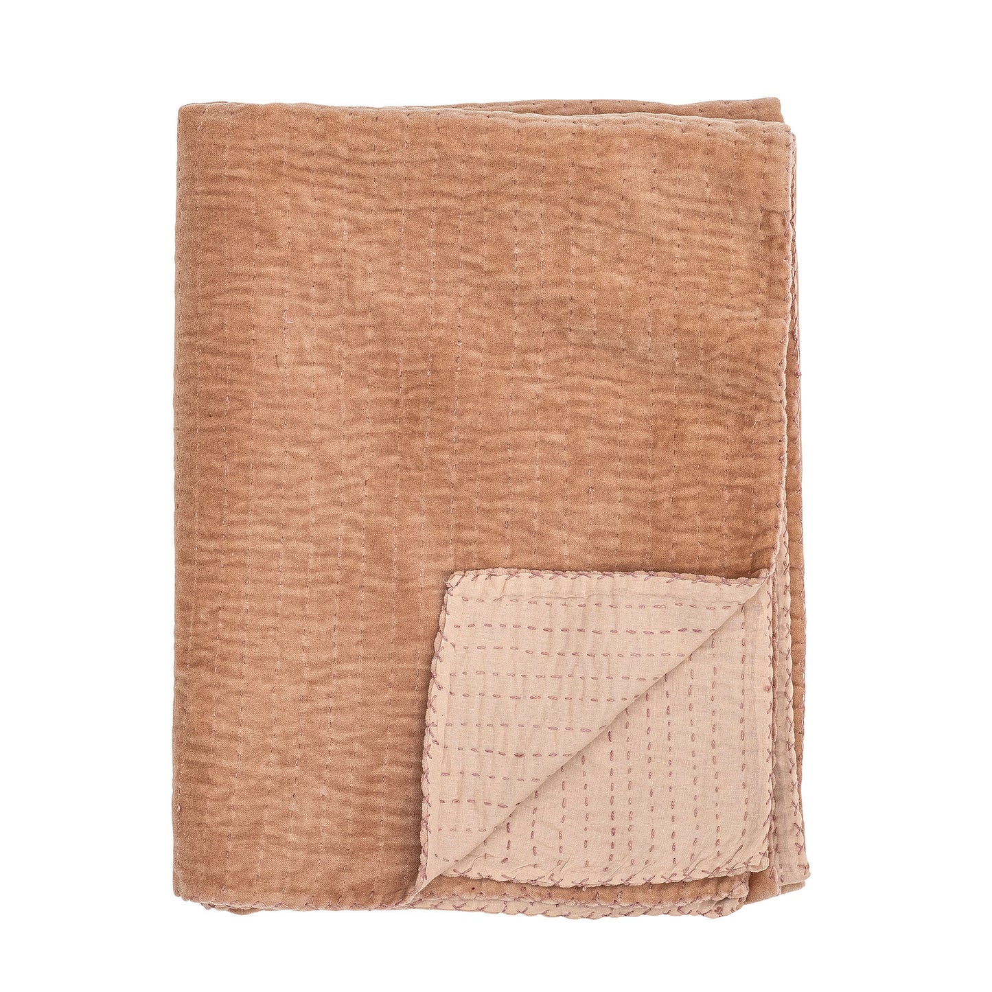 Bloomingville Gamma Quilt, Rose, Baumwolle