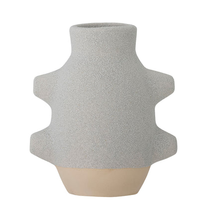 Bloomingville Birka Vase, Weiß, Keramik