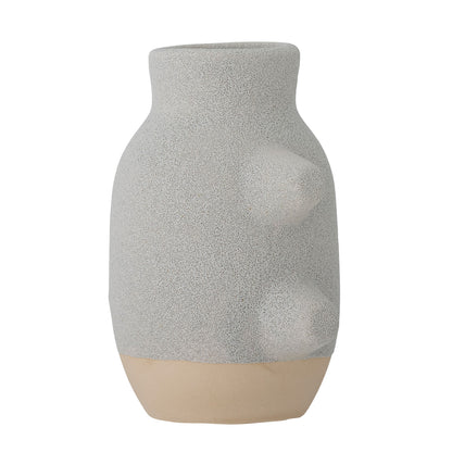 Bloomingville Birka Vase, Weiß, Keramik