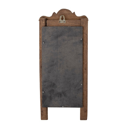 Creative Collection Sehar Spiegel mit Ablage, Braun, Recyceltes Holz