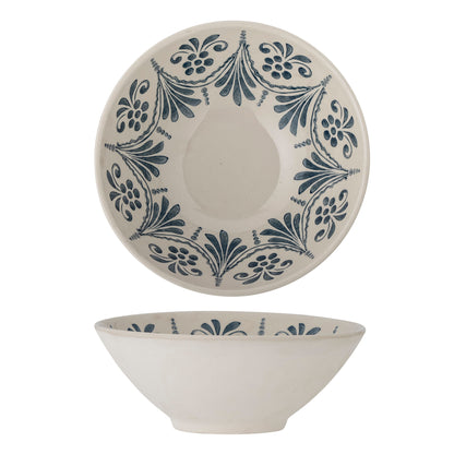 Bloomingville Heikki Schale, Blue, Steingut