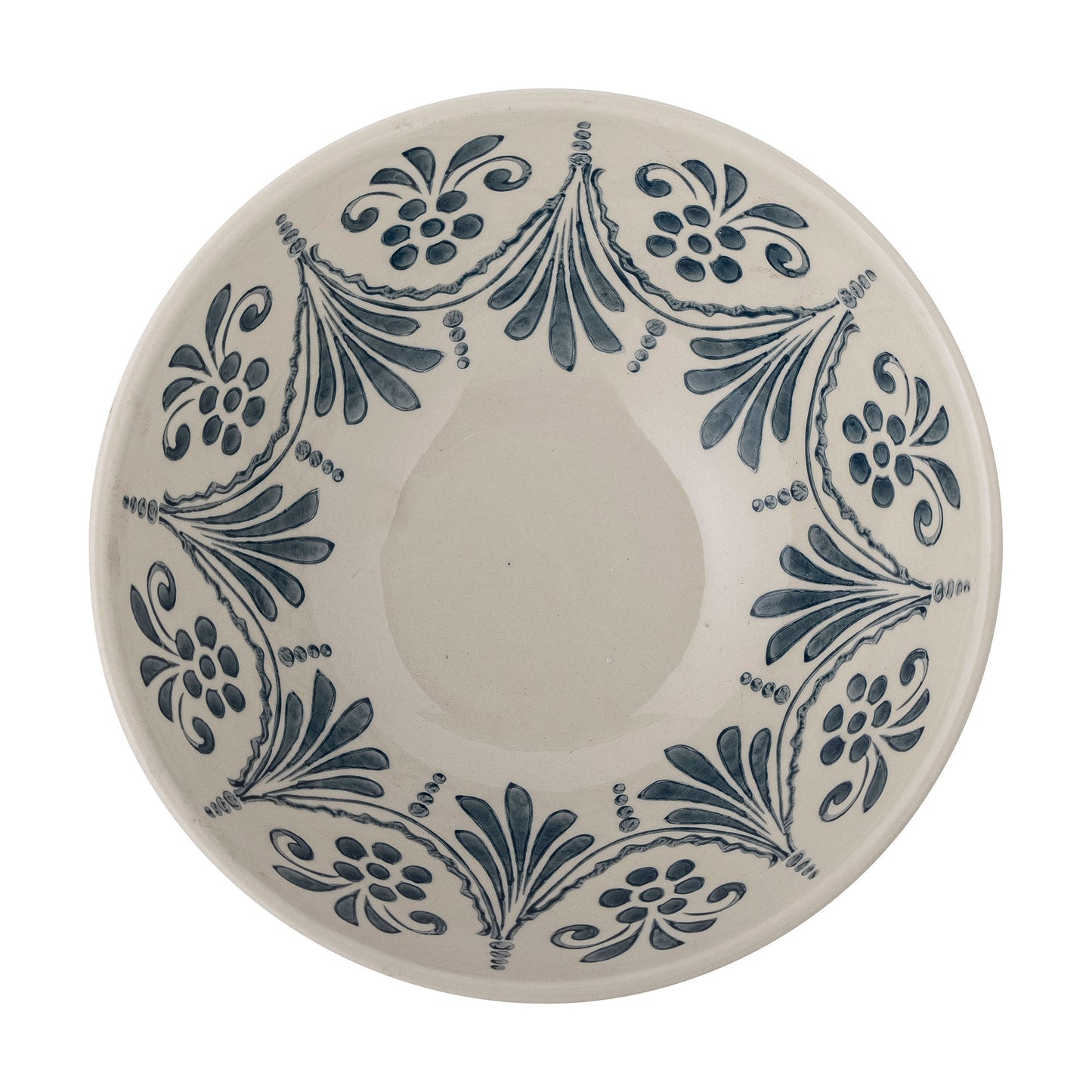 Bloomingville Heikki Schale, Blue, Steingut
