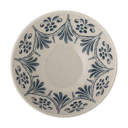 Bloomingville Heikki Schale, Blue, Steingut
