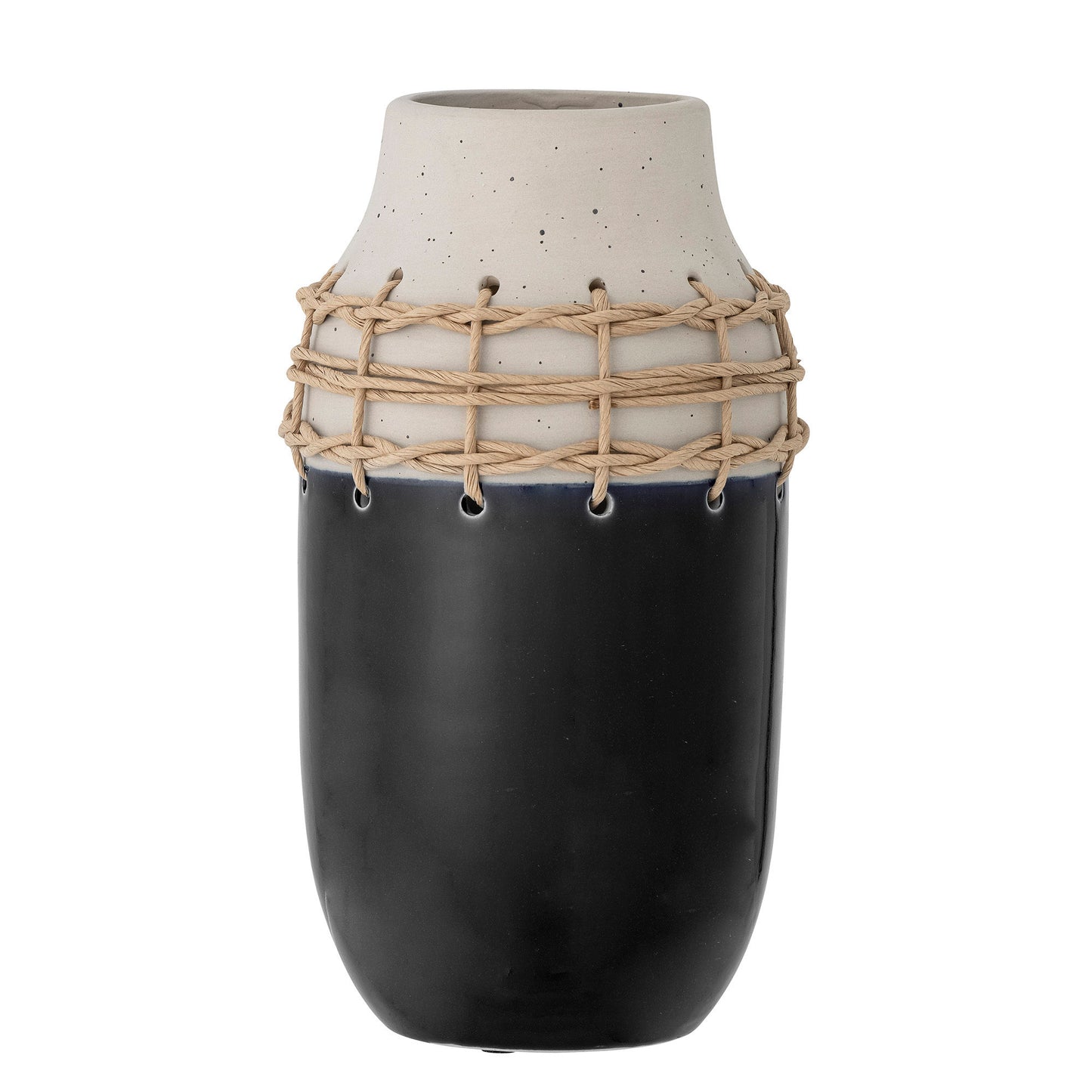 Bloomingville Janie Vase, Schwarz, Keramik
