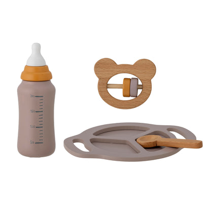 Bloomingville MINI Riina Spielset, Baby, Grau, FSC®100%, MDF